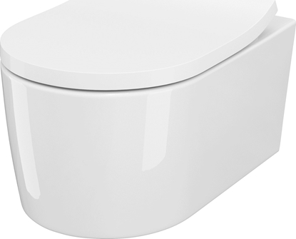 Attēls no Miska WC Cersanit miska wiszca Inverto Stream On + deska Wrap Slim (S701-419)