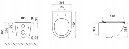 Picture of Miska wiszca Lavita Sofi Slim 3.0