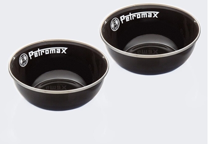 Изображение Miski Emaliowane Petromax 05 L 2 Szt BLACK
