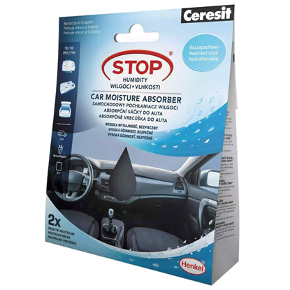 Attēls no Mitrumu absorbētājs Ceresit STOP maisiņos automašī