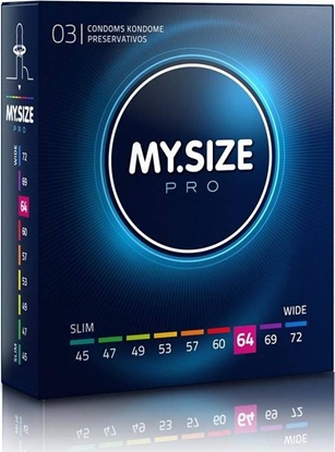 Attēls no MY SIZE PRO Prezerwatywy 64mm 3szt
