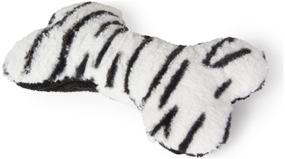 Picture of Myca, zabawka, dla psa, ko, biaa, tygrysie paski, pluszowa 20X12X6cm