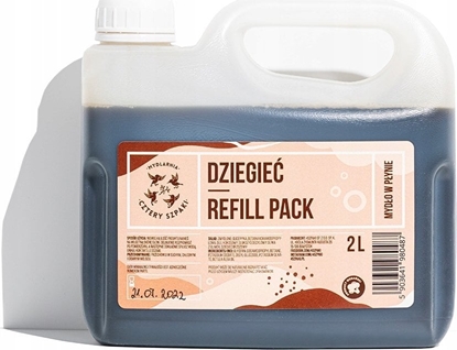 Picture of Mydlarnia Cztery Szpaki Cztery Szpaki, Mydo dziegciowe w pynie Refill, 2L