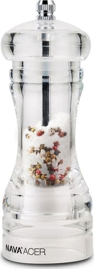 Picture of Mynek do przypraw NAVA Mynek AKRYLOWY PRZEZROCZYSTY do mielenia przypraw pieprzu soli 14 cm