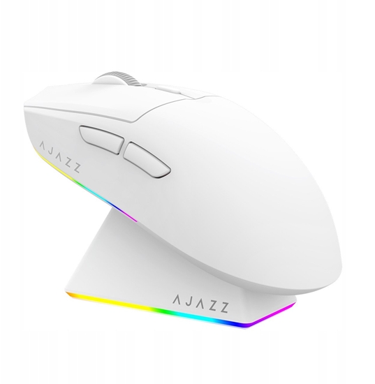 Изображение Mysz Ajazz Mysz gamingowa bezprzewodowa AJ139 V2 MC-3 Mod-White-Pixart 3311