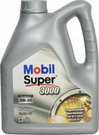 Picture of Mobil Alyva SUPER 3000 FORMULA P 0W/20 sintetin varikliams 4 L