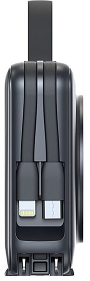 Изображение Mobile Origin Powerbank & Travel Charger, Lightning/USB-C Cable, MagSafe AW/iPhone Compatible, black