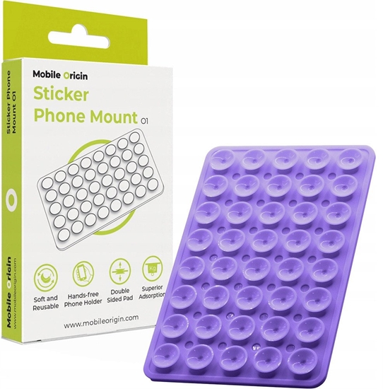 Picture of Mobile Origin Sticker Phone Mount O1, purple