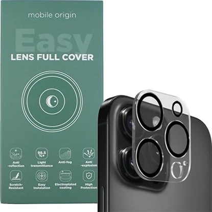 Изображение Mobile Origin Szko hartowane na aparat do Apple Easy Lens Full Cover - iPhone 16 Pro / 16 Pro Max
