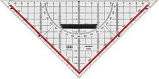 Picture of Möbius+Ruppert M+R Linijka ktomierz 32cm przezroczysty zielony z tem 1 sztuka