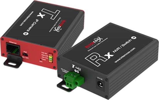 Picture of Mobotix Mediakonverter, Ethernet & PoE+ über Zweidrahtleitung