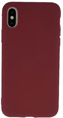 Picture of Mocco Ultra Slim Soft Matte 0.3 mm Silicone Case for Samsung Galaxy A21 Dark Red