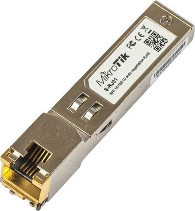 Picture of Modu SFP MikroTik Mikrotik S-RJ01 modu dla przeczników sieciowych Gigabit Ethernet