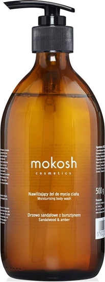 Изображение Mokosh Nawilajcy el do mycia ciaa Drzewo sandaowe z bursztynem 500 g