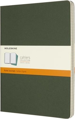 Picture of Moleskine Myrtle Green Extra Large Ruled Cahier Journal (set Of 3)