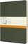 Picture of Moleskine Myrtle Green Extra Large Ruled Cahier Journal (set Of 3)