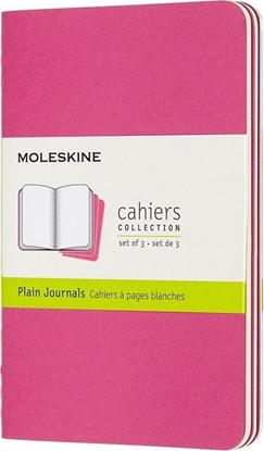 Attēls no Moleskine Zestaw 3 zeszytów Cahier Journals linie róowy