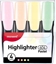Attēls no Monami Gruby zakrelacz Highlighter 604 - zestaw 4 kolorów pastelowych Monami