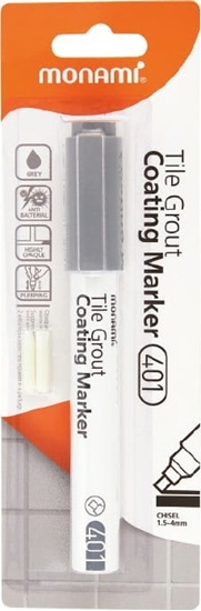 Picture of Monami Marker Do Fug Tile Grout Coating 401 Szary Monami + Wymienne Kocówki