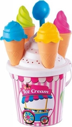 Изображение Mondo Wiaderko do piasku z foremkami lodów Mondo