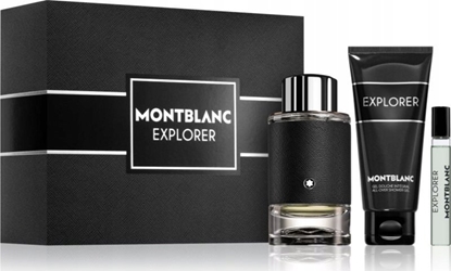 Attēls no Mont Blanc SET MONT BLANC Explorer EDP spray 100ml + MINIATURA EDP  7,5ml + SHOWER GEL 100ml