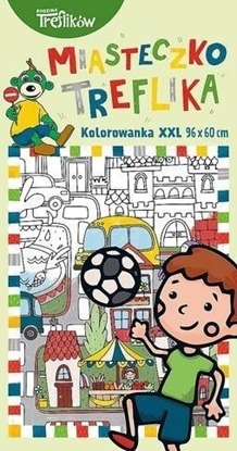 Изображение Monumi Kolorowanka XXL. Miasteczko Treflika