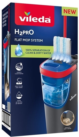 Picture of Mop Vileda H2prO paski z wiadrem