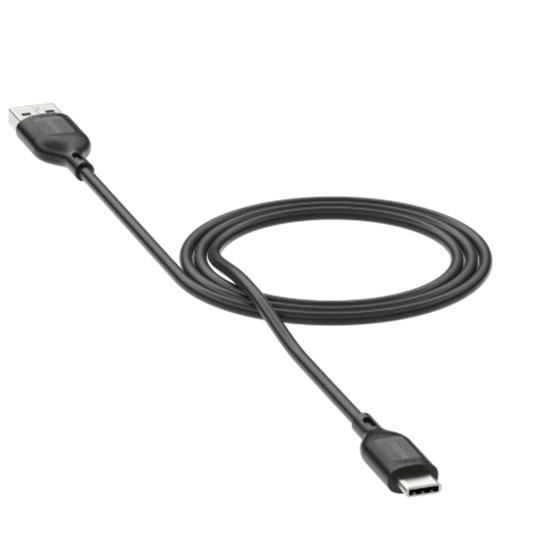 Picture of Zagg Mophie Charge Essentials USB-A - USB-C Cable 1m - Black