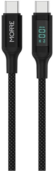 Picture of MORRE KABEL DO LADOWARKI USB-C 100W 1,5m Z WYSWIETLACZEM LED