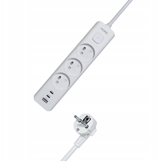 Picture of MORRE LISTWA ZASILAJCA 3G USB, 2xUSB-C,1,5m