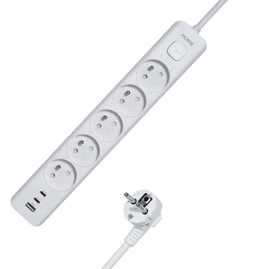 Picture of MORRE LISTWA ZASILAJCA 5G USB, 2xUSB-C,1,5m