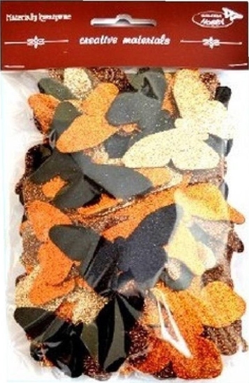 Picture of Motyle brokatowe 52szt