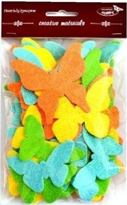 Picture of Motyle brokatowe 52szt