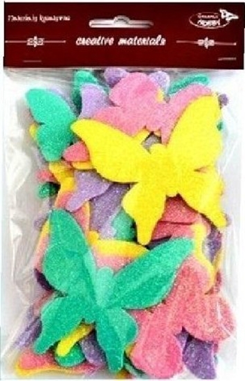 Picture of Motyle brokatowe 52szt