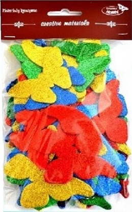 Picture of Motyle brokatowe 52szt