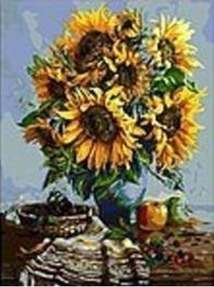 Изображение Mozaika diamentowa soneczniki 30x40cm