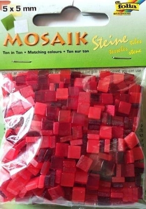 Picture of Mozaika kamyczki 5x5mm czerwona