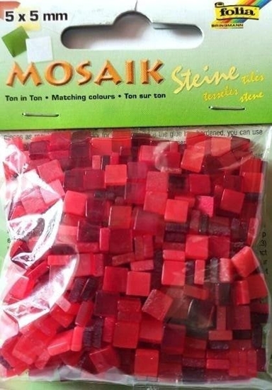 Picture of Mozaika kamyczki 5x5mm czerwona