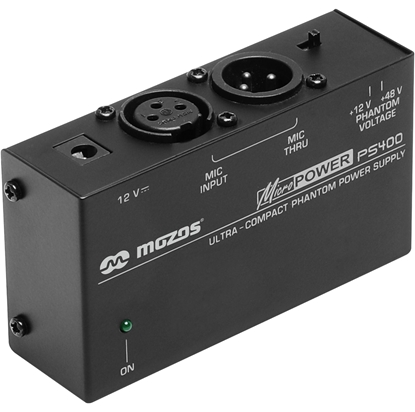 Picture of Mozos PS400 Zasilacz Phantom +48V | +12V do mikrofonów XLR