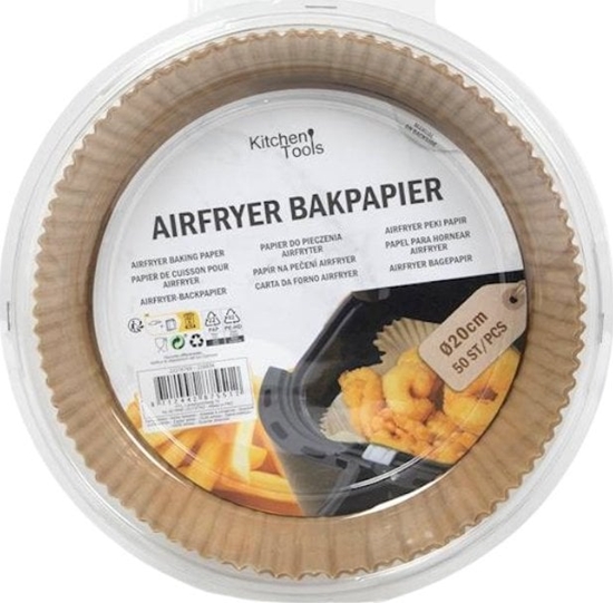 Picture of MPLCo Papier do pieczenia WKADY do frytkownicy AIR FRYER 50 szt OKRGE