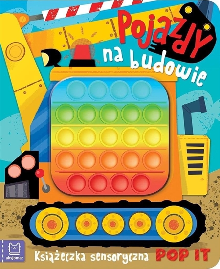 Picture of Mudpuppy Pojazdy na budowie. Ksieczka sensoryczna POP IT