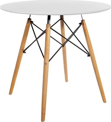 Attēls no Mufart Okrgy stó ETT do kuchni, jadalni, salonu 90cm - Biay