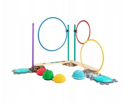 Picture of Muffik Active Set Zestaw Aktywizujcy Duy Tor Przeszkód Dla Dzieci Dziecka / Active Set / Mfk-095-2