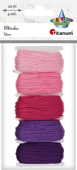 Picture of Mulina 10m tonacja róowa 5 kolorów