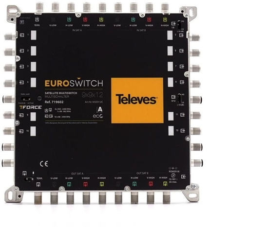 Picture of Multiswitch Televes EUROSWITCH 9x9x12 ref. 719602