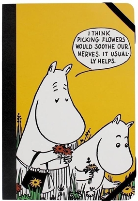 Изображение Muminki Notatnik A5 linia z gumk Mama i Tata