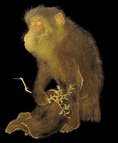 Picture of Museums & Galleries Karnet 17x14cm z kopert Lacquerware tray