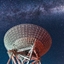 Picture of Museums & Galleries Karnet kwadrat z kopert Radio Telescope