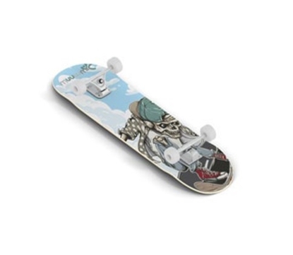 Изображение Muuwmi Skateboard skrituļdēlis  ABEC 5  Skull AU 540