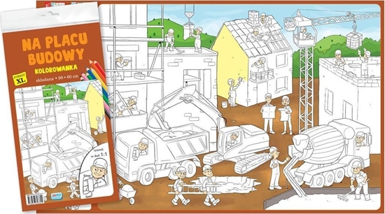 Picture of Na placu budowy. Kolorowanka XL